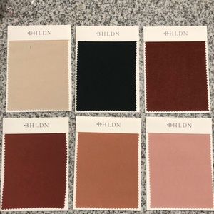 BHLDN fabric swatches